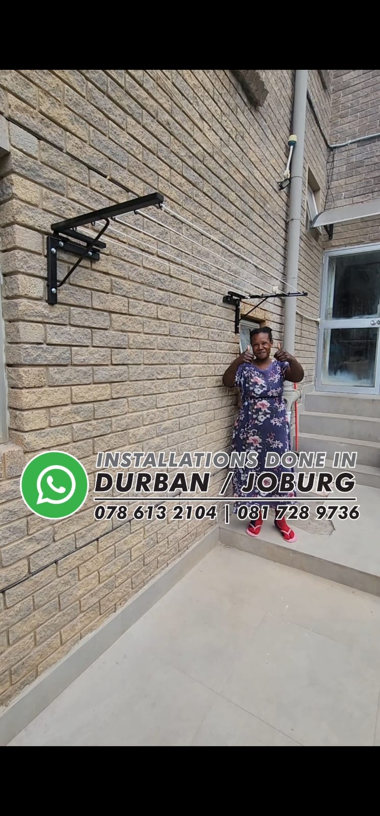 Invisible Lines Foldable Washing Line