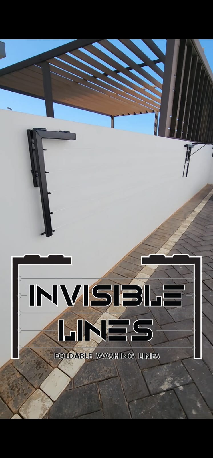 Invisible Lines Foldable Washing Line