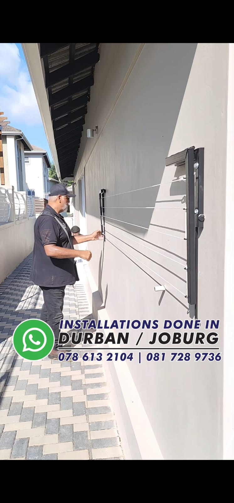 Invisible Lines Foldable Washing Line